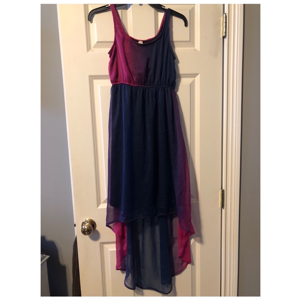 high-low maxi dress